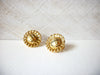 Retro Gold Toned Earrings 70820