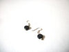 Retro Black Glass Earrings 70820