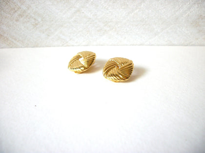 Retro Knotted Gold Earrings 70820