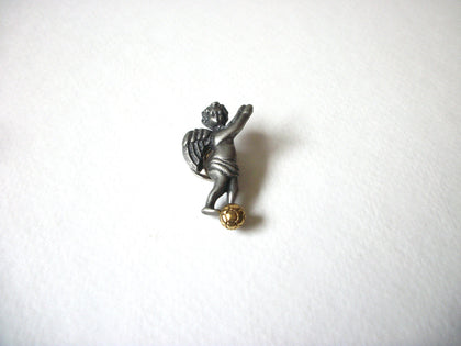 Vintage Pewter Angel Stick Pin 70820