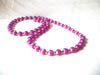 Retro Violet Purple Silk Necklace 70820