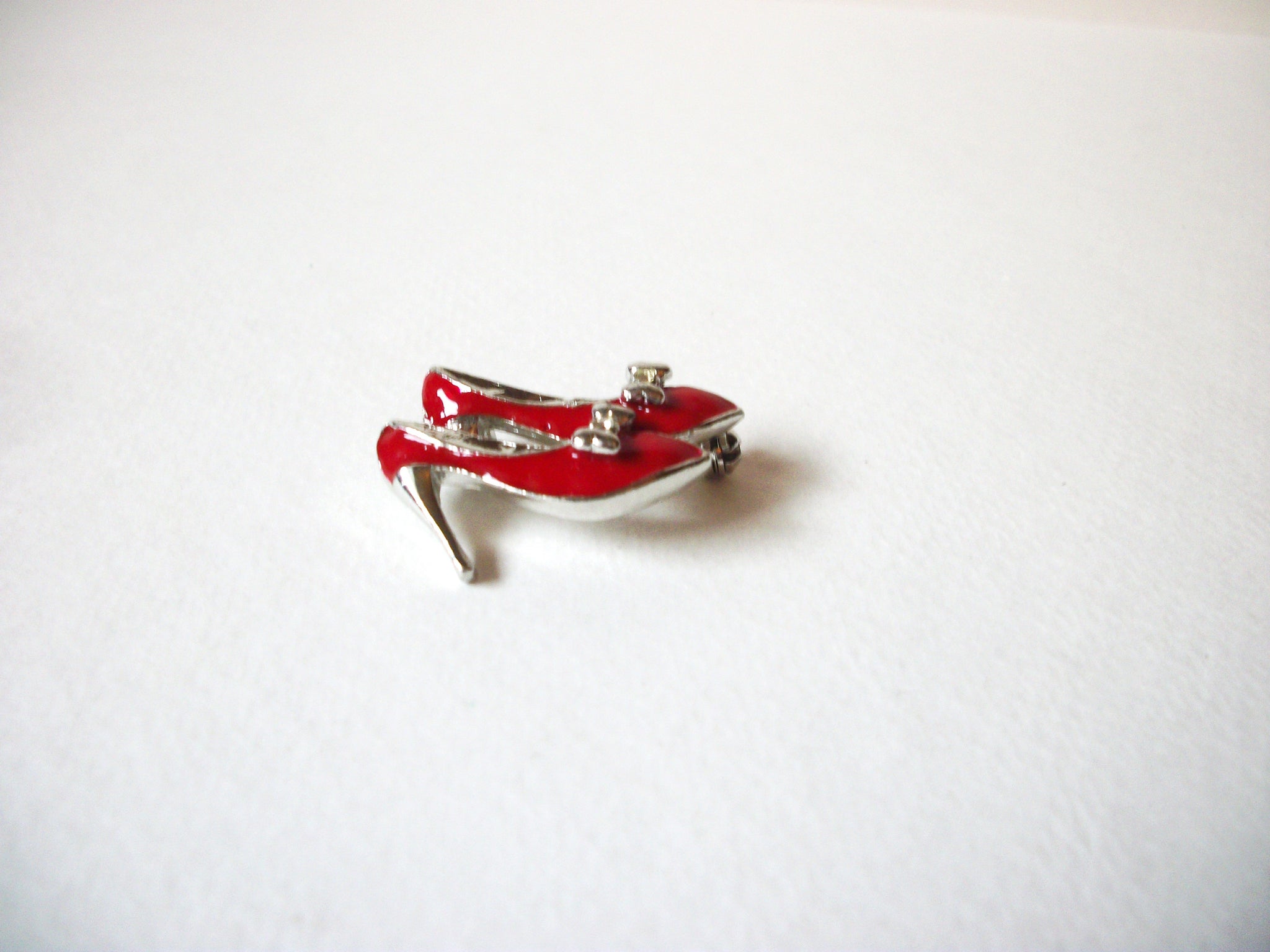 Retro Red Stiletto Shoes Brooch 70920