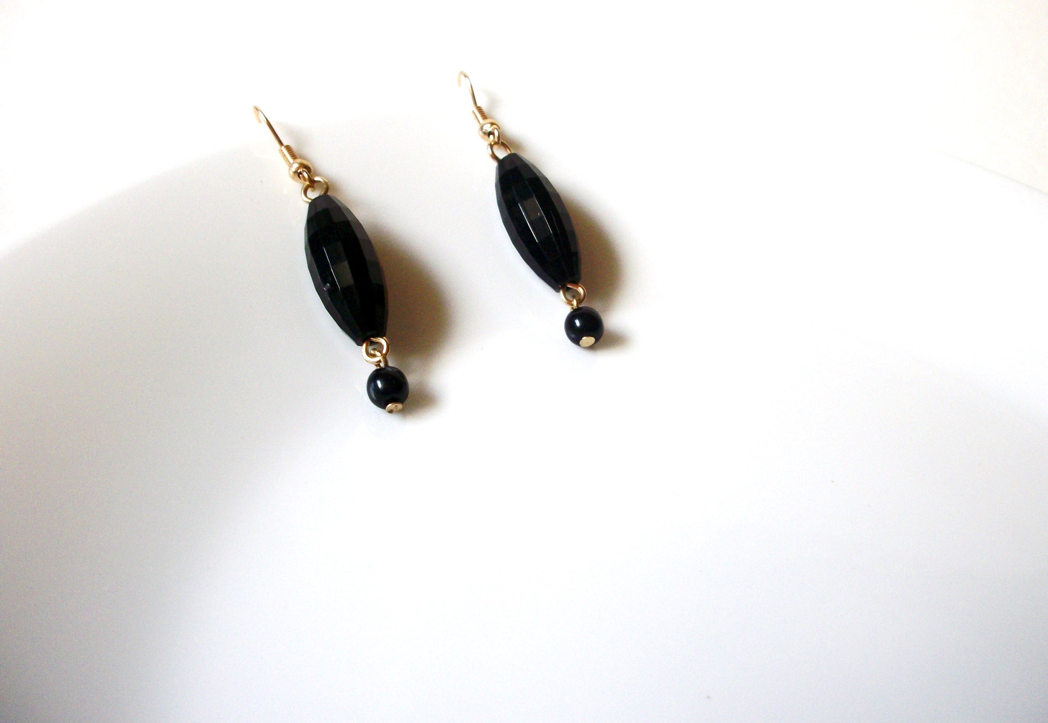 Bohemian Black Dangle Earrings 71020