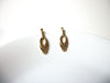 Vintage Bohemian Gold Toned Earrings 71020