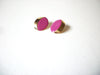 Retro Gold Dark Altrosa Pink Earrings 71020