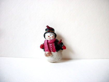 Vintage Snowman Brooch 71020