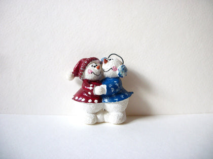 Vintage Snowman Brooch 71020