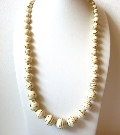 Retro Cream Gold Necklace 101020