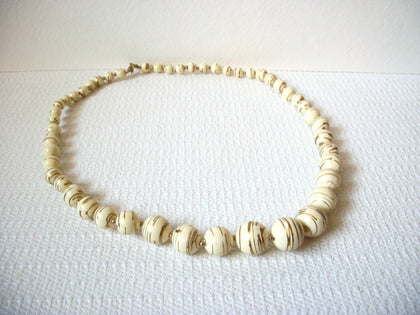 Retro Cream Gold Necklace 101020