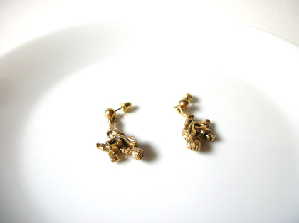 Vintage Witch Broomstick Earrings 71020