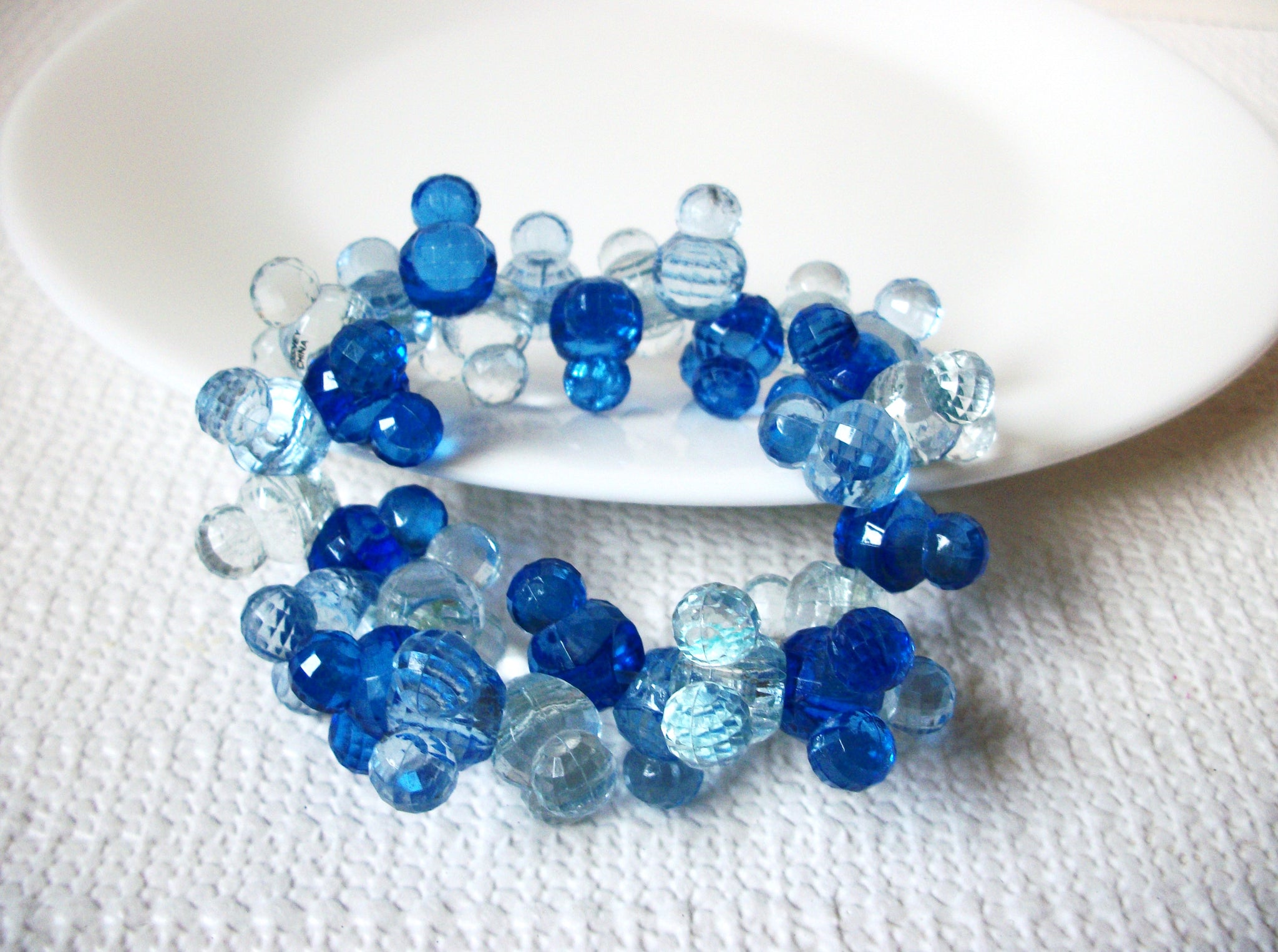 Retro Blue Cluster Bracelet 101020