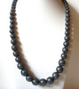 Vintage Gray Silver Necklace 101020