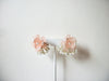 Vintage Lucite Pearl Spray Earrings 71120