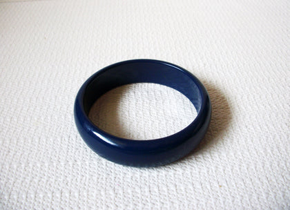 Retro Dark Blue Bangle Bracelet 101020
