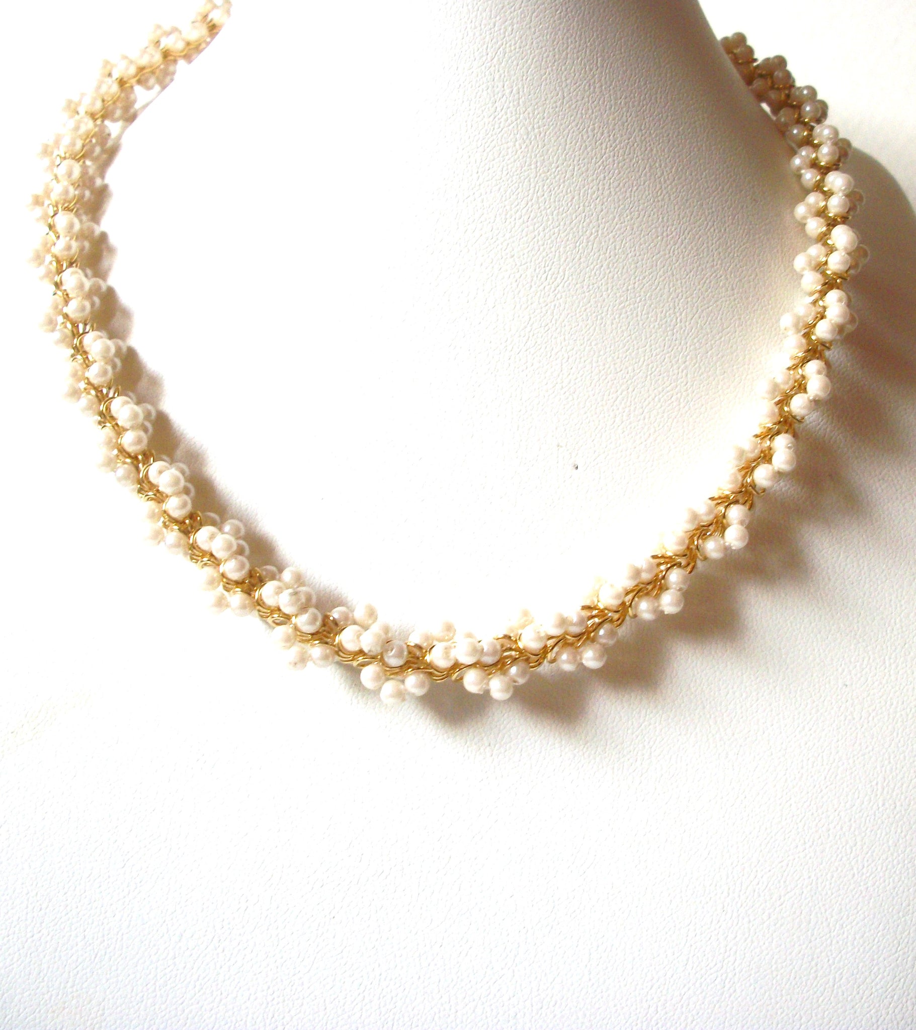 Glass Dipped Pearl Necklace 71120