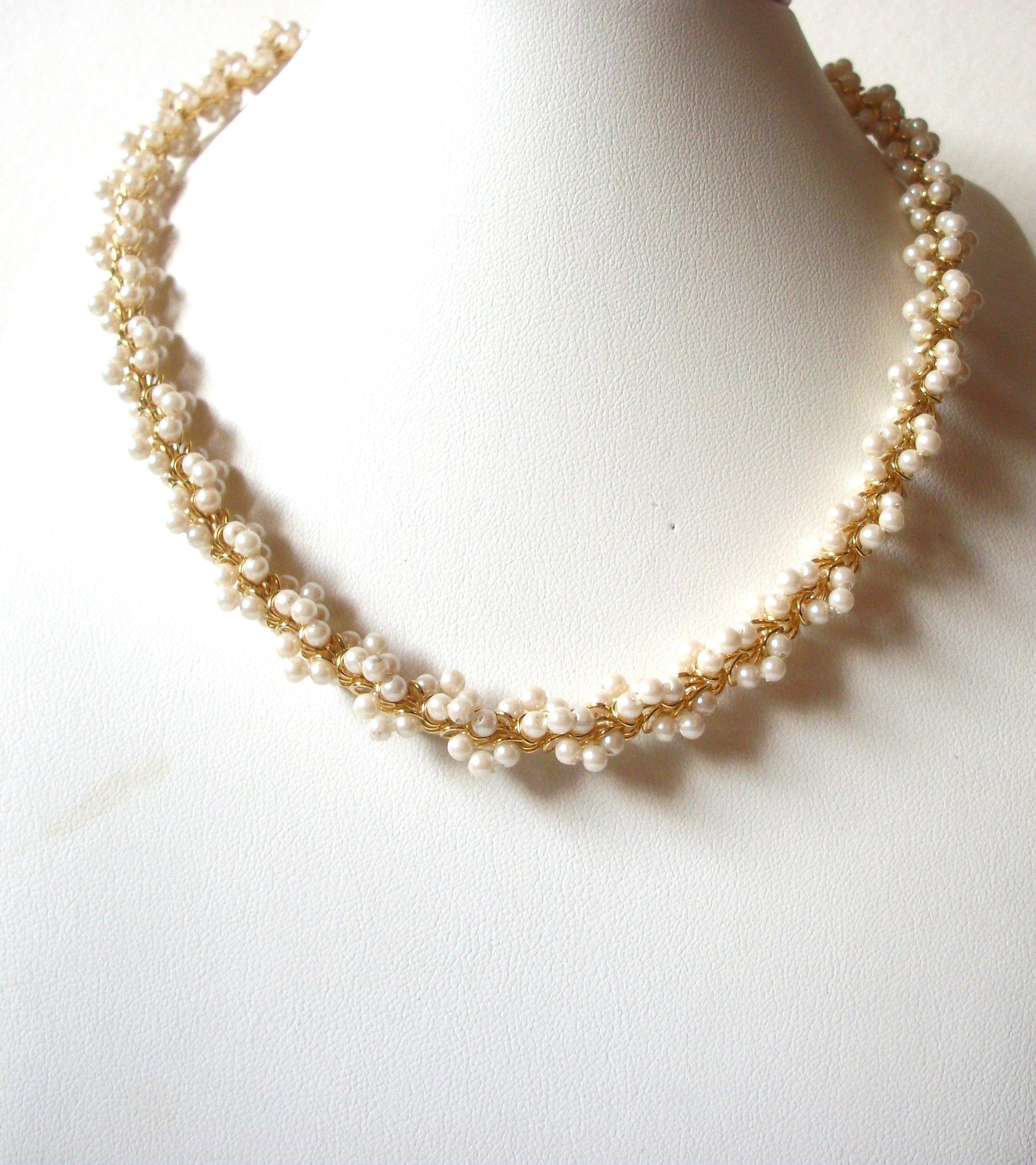 Glass Dipped Pearl Necklace 71120