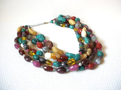 Vintage Southwestern Lucite Necklace 101020