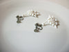 Vintage Milk Glass Earrings 101020