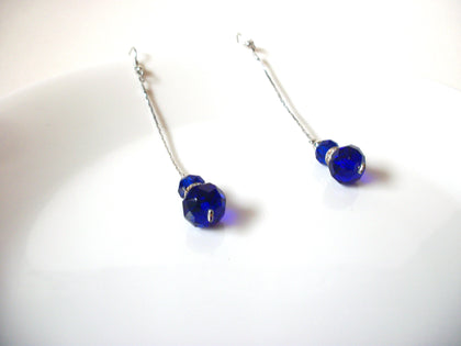 Cobalt Glass Dangle Earrings 71120