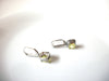 Retro Citrine Rhinestone Earrings 71120