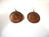 Bohemian Distressed Copper Toned Earrings 71020