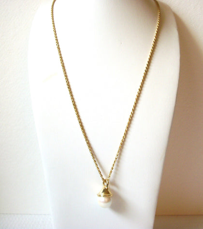 Vintage Glass Pearl Necklace 101020