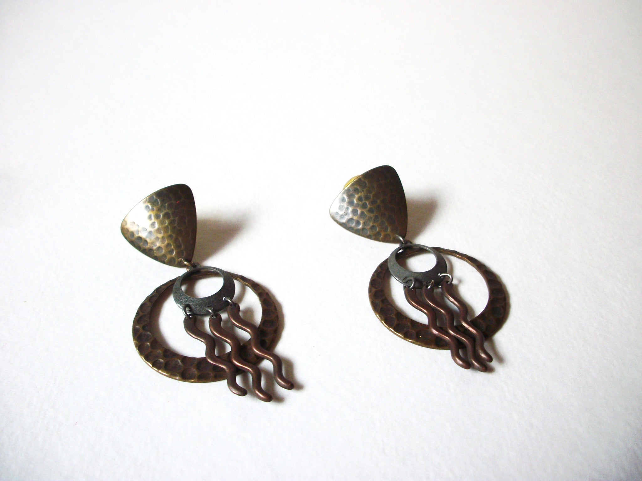 Bohemian Bronze Dangle Earrings 71020