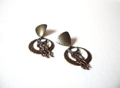 Bohemian Bronze Dangle Earrings 71020