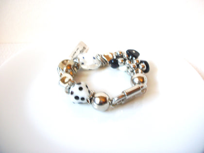 Retro White Silver Bracelet 101120