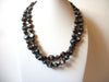 Vintage Foil Glass Necklace 71120