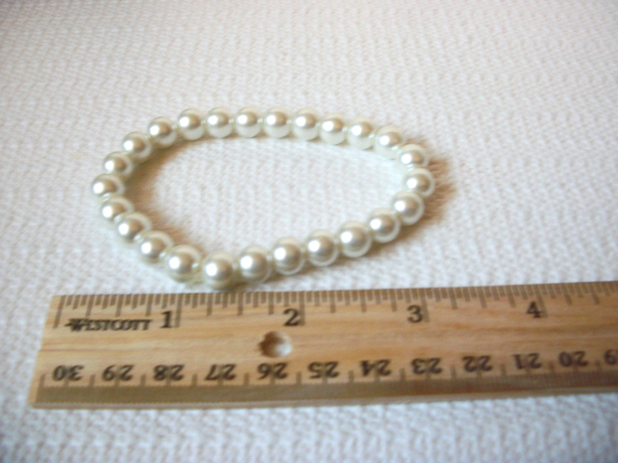 Vintage Glass Pearl Bracelet 101120