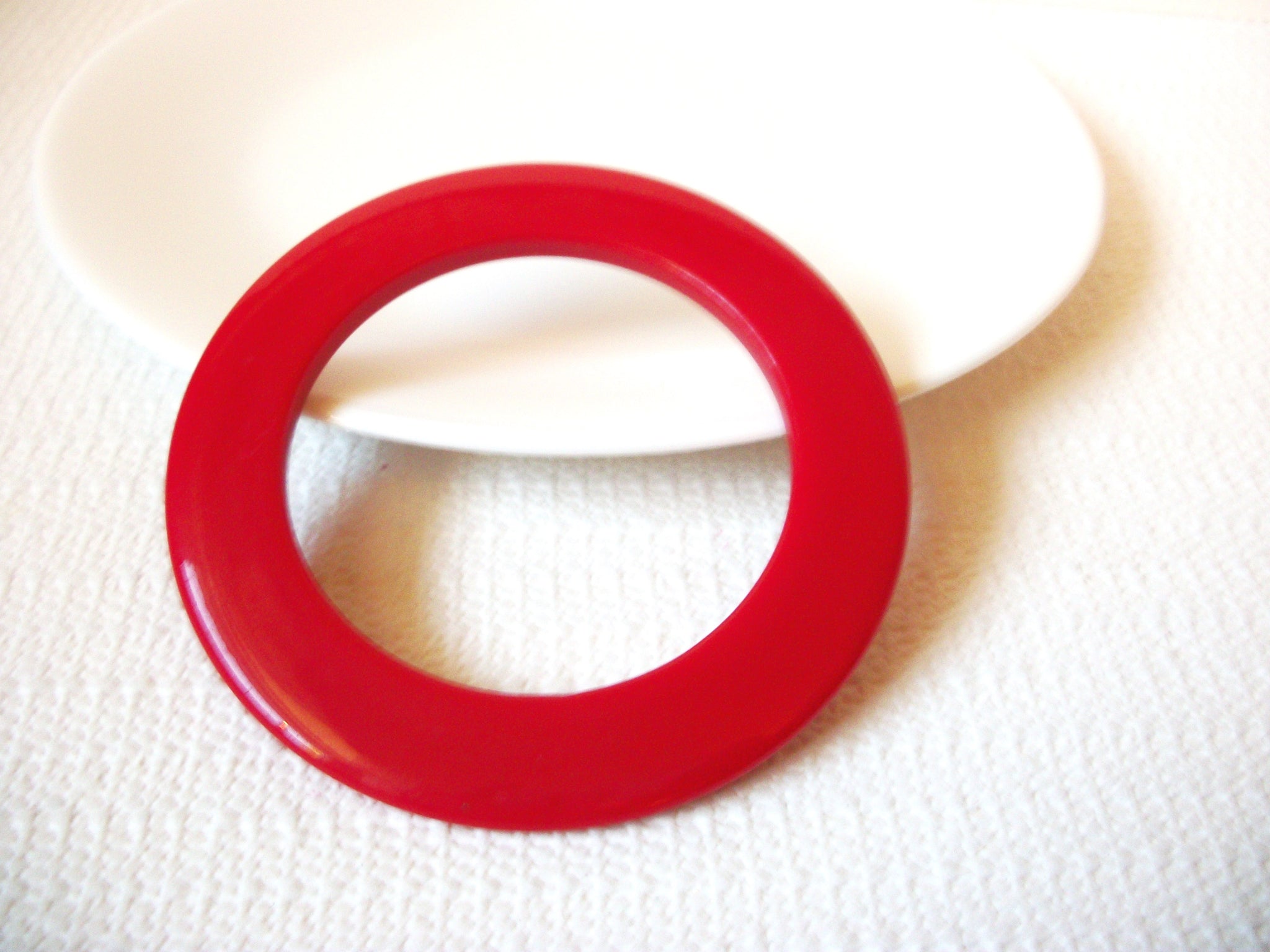 Retro Red Bangle Bracelet 101120