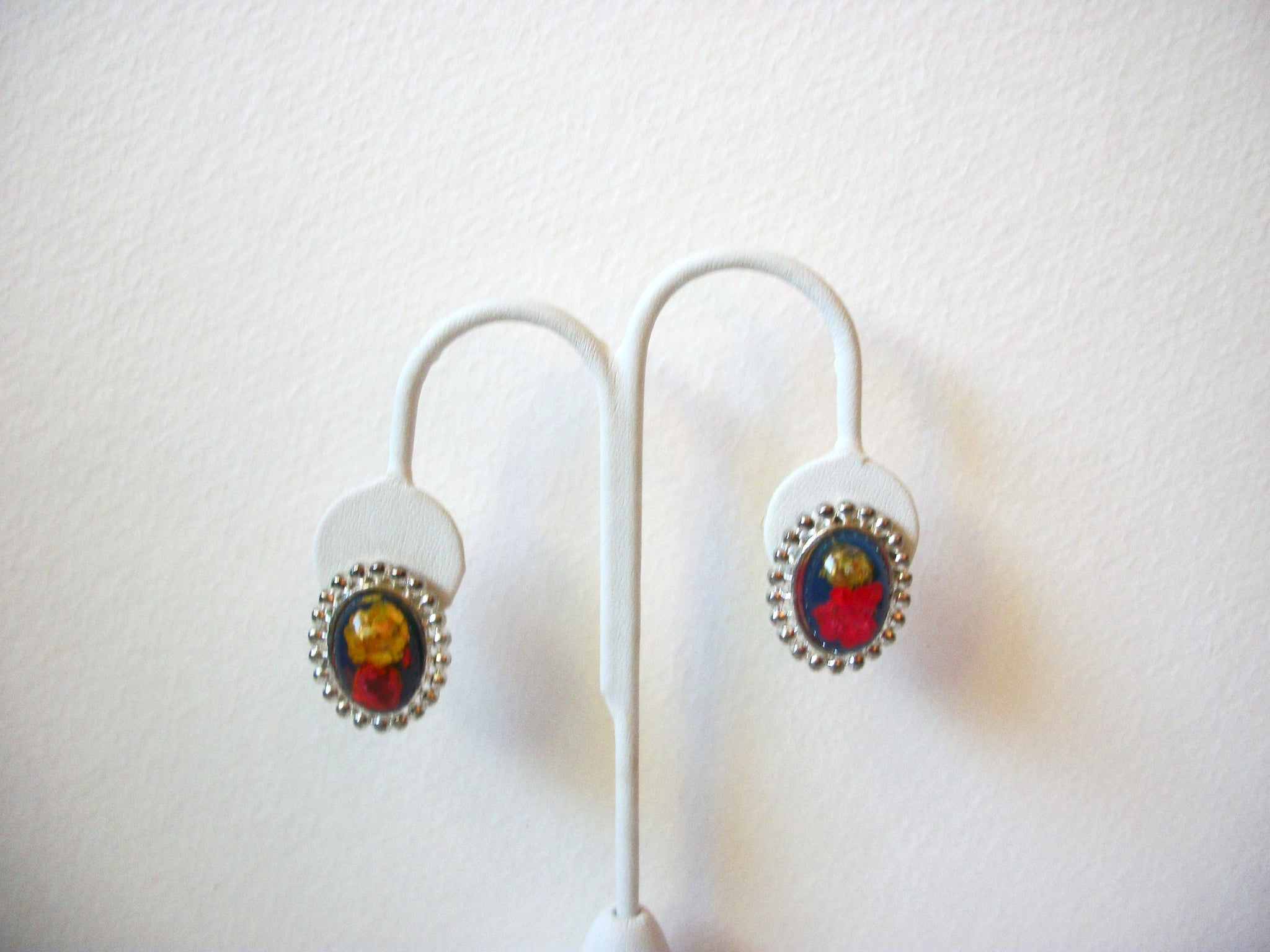 Retro Dried Flower Earrings 101120