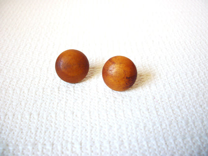 Vintage Organic Wood Earrings 101120