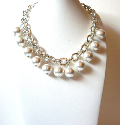 Retro Faux Pearl Necklace 71120