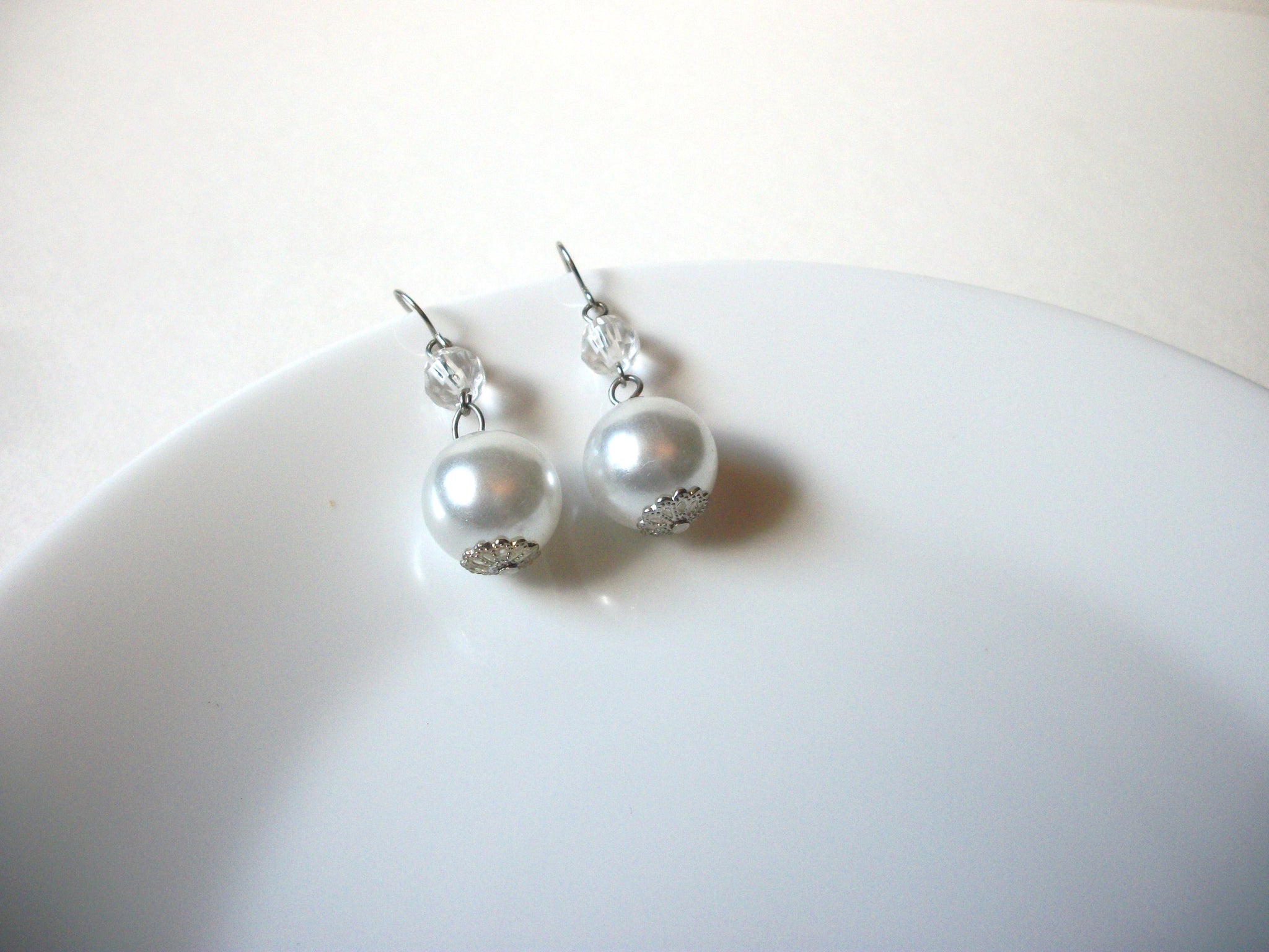 Retro Faux Pearl Earrings 71120