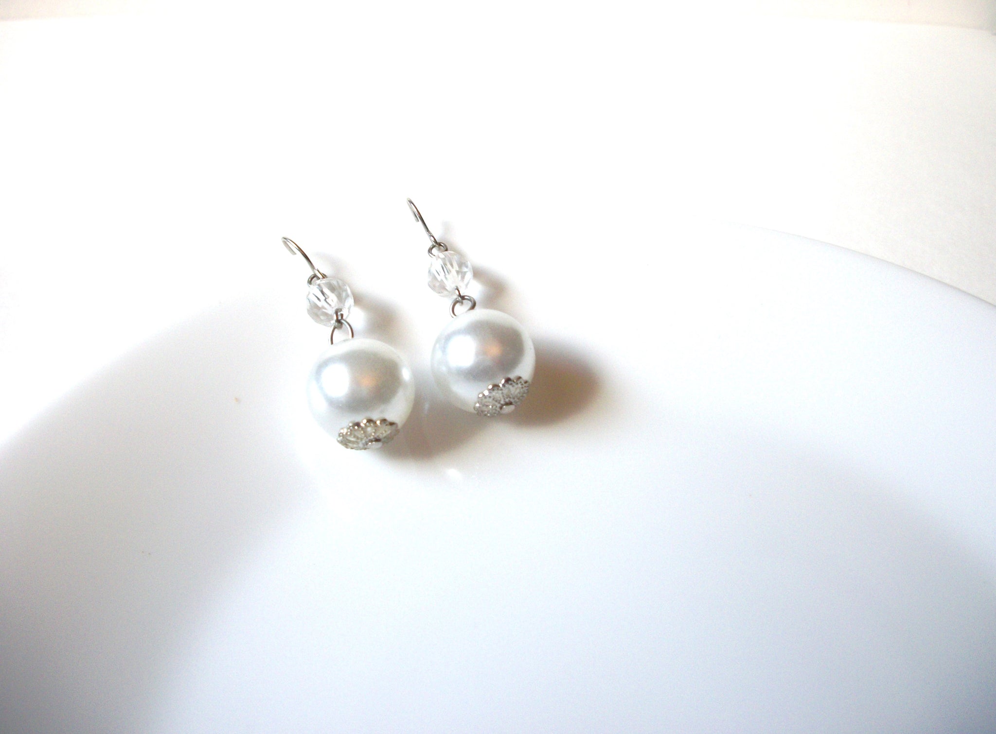 Retro Faux Pearl Earrings 71120