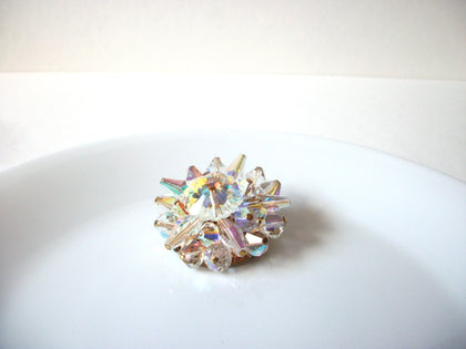 Vintage Aurora Borelias Crystal Brooch 71220