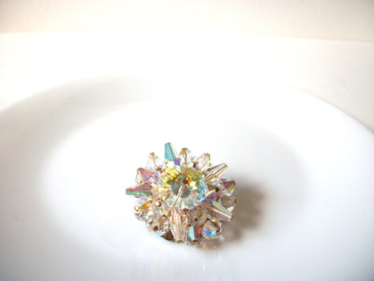 Vintage Aurora Borelias Crystal Brooch 71220