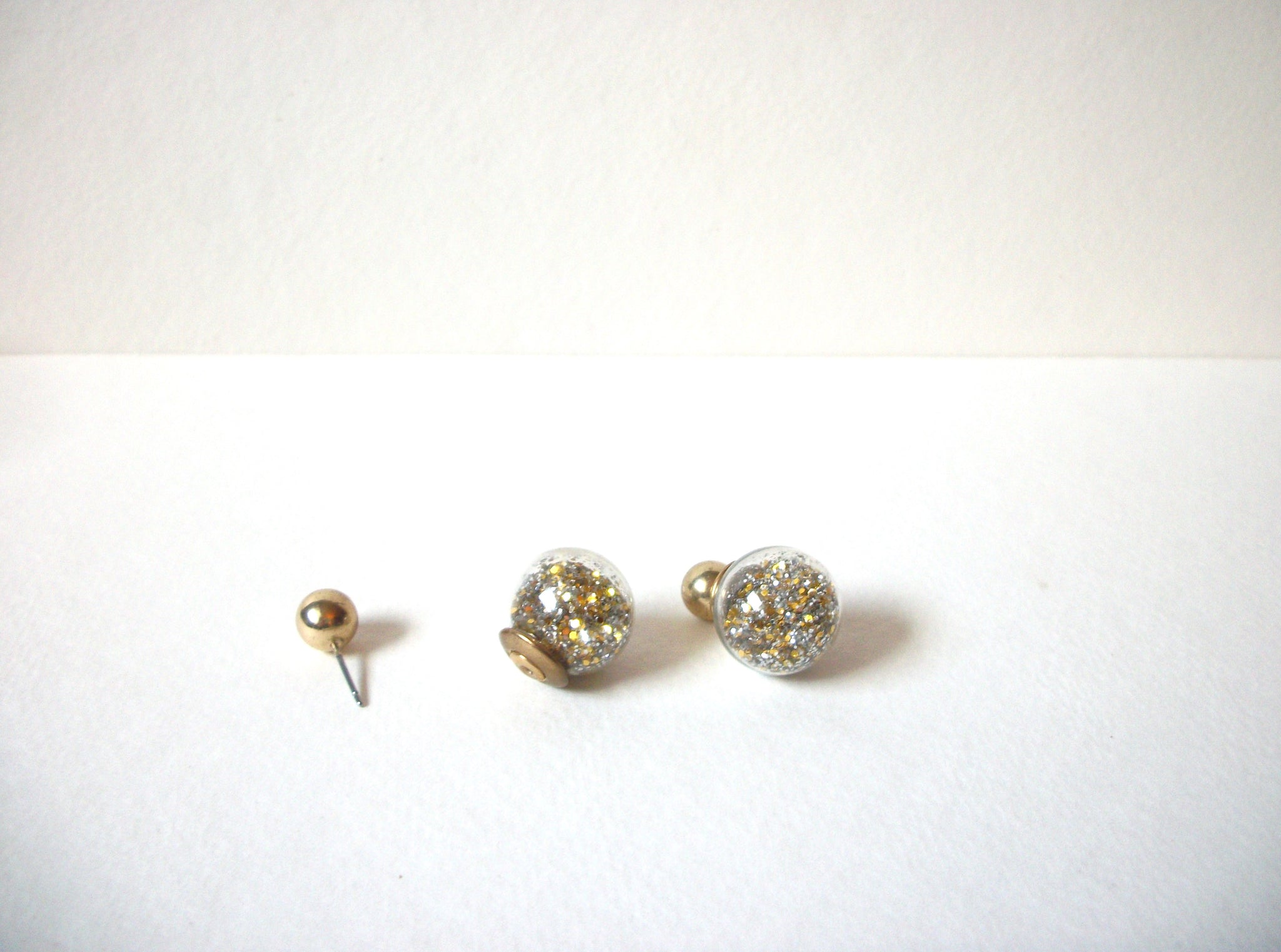 Vintage Glitter Globe Earrings 71120