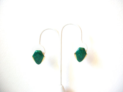 Retro Gold Green Earrings 101120