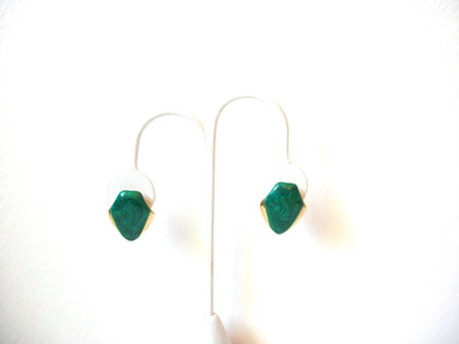 Retro Gold Green Earrings 101120