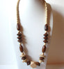 Natural Organic Wood Necklace 71220