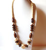 Natural Organic Wood Necklace 71220