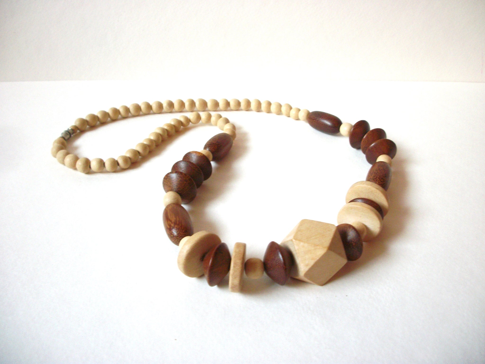 Natural Organic Wood Necklace 71220