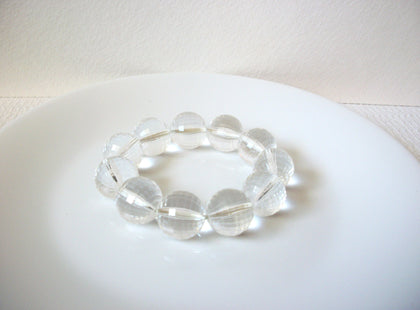 Retro Clear Lucite Bracelet 101220