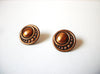 Vintage Copper Toned Earrings 71220