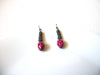 Vintage Fuchsia Bronze Earrings 101120