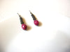 Vintage Fuchsia Bronze Earrings 101120