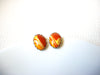 Retro Orange Yellow Earrings 101120